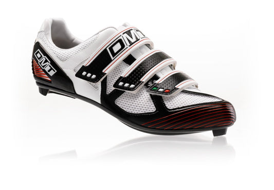 DMT RADIAL 2 - WHITE/BLACK/RED (ROAD)