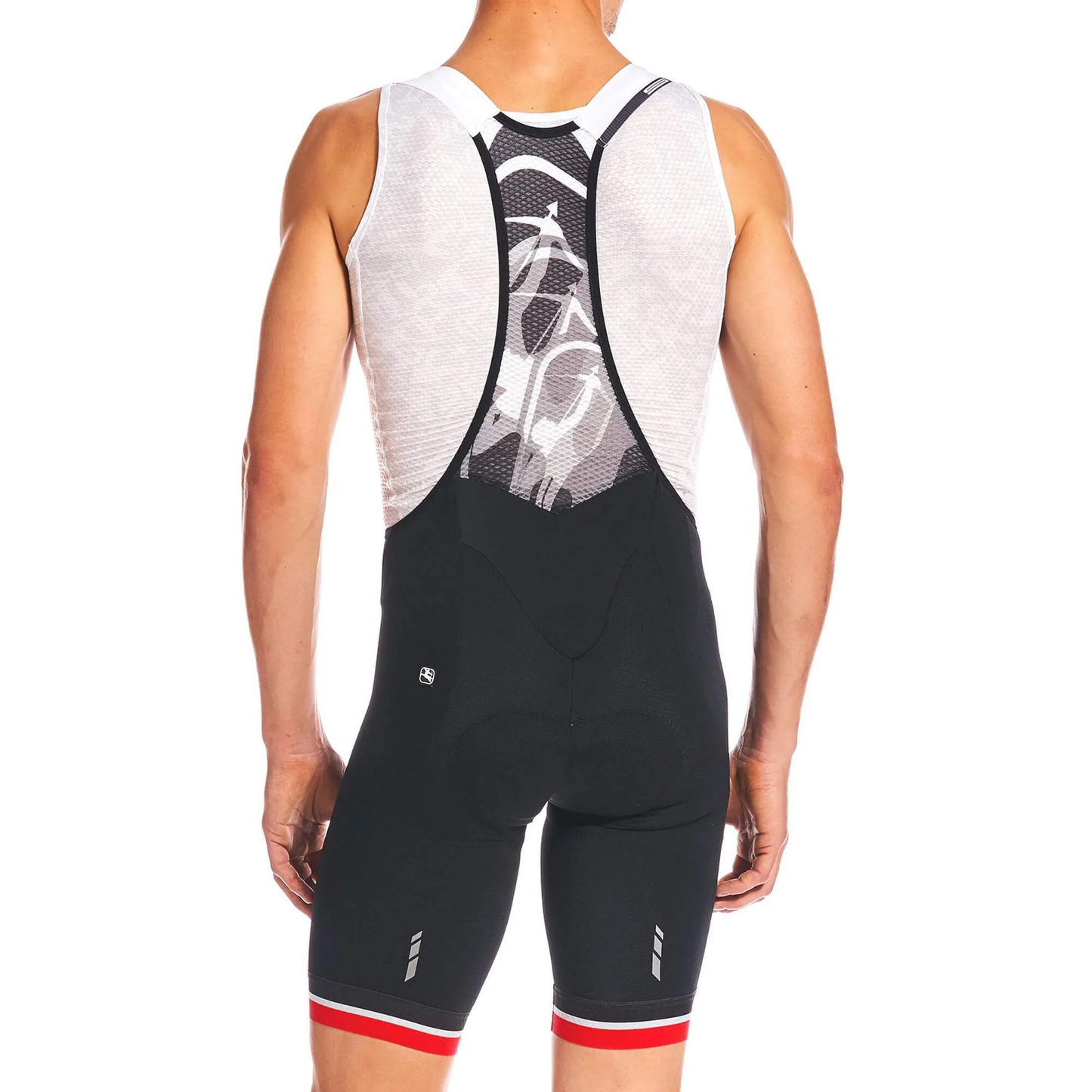 Silverline Bib-Shorts Black-Red